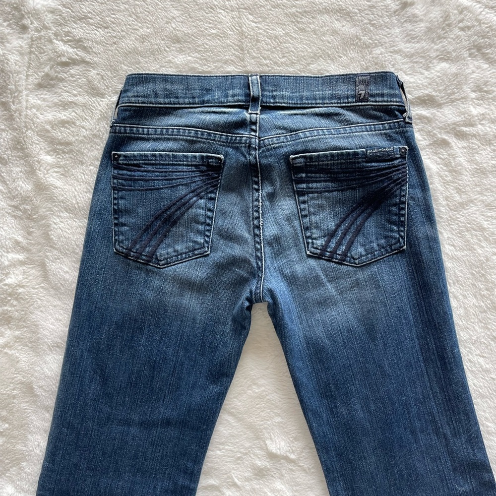 7 for all Mankind Wide bottom jeans size 25 almost new